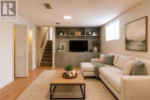 VIRTUALLY STAGED - 120 Stone Church Road W, Hamilton, ON - Indoor Photo Showing Living Room