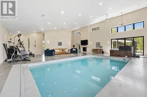 4566 Harwood Road, Hamilton Township, ON - Indoor Photo Showing Other Room With In Ground Pool