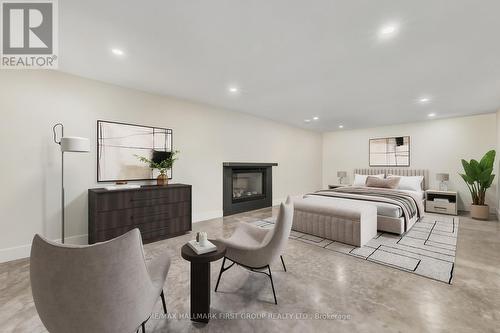 4566 Harwood Road, Hamilton Township, ON - Indoor With Fireplace