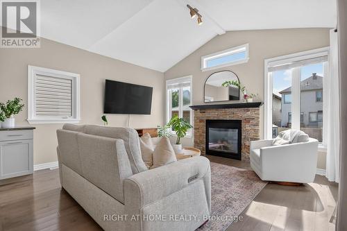 207 Mareth Way, Ottawa, ON - Indoor Photo Showing Living Room With Fireplace