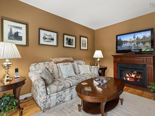 98 Forestside Crescent, Halifax, NS - Indoor Photo Showing Living Room With Fireplace