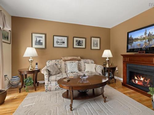 98 Forestside Crescent, Halifax, NS - Indoor Photo Showing Living Room With Fireplace