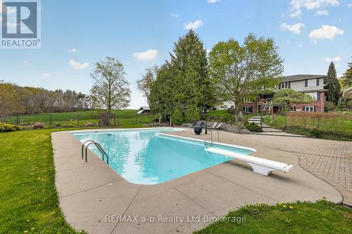 403745 Union Road, Ingersoll (Ingersoll - South), ON - Outdoor With In Ground Pool