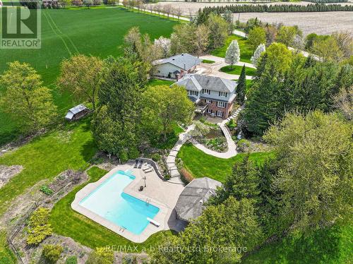 403745 Union Road, Ingersoll (Ingersoll - South), ON - Outdoor With In Ground Pool With View