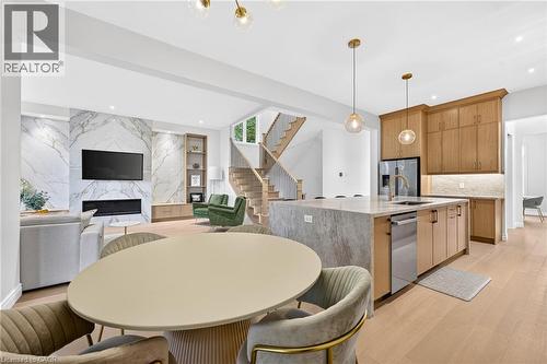 67 Cielo Court, Hamilton, ON - Indoor With Fireplace