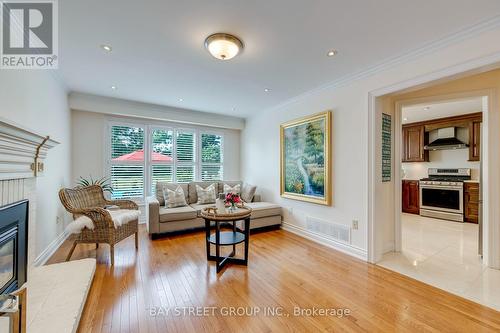 4177 Millcroft Park Drive, Burlington, ON - Indoor Photo Showing Living Room With Fireplace