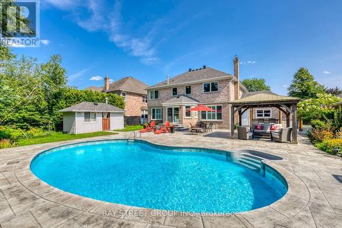 4177 Millcroft Park Drive, Burlington, ON - Outdoor With In Ground Pool With Deck Patio Veranda With Backyard