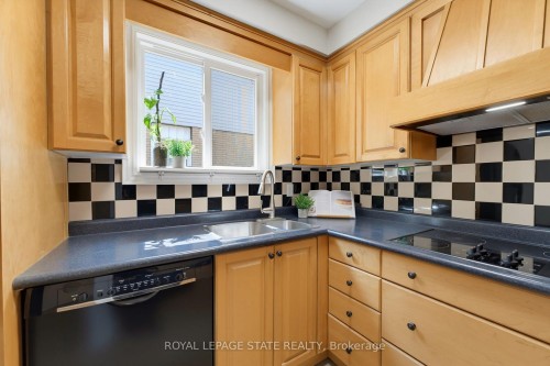 32 Silvervine Drive, Hamilton, ON - Indoor Photo Showing Kitchen With Double Sink