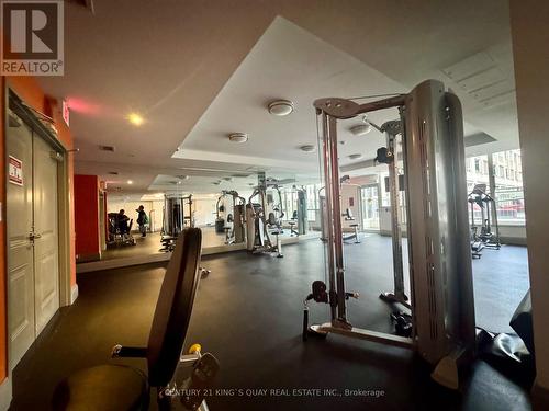 Gym Room - 1233 - 38 Grand Magazine Street, Toronto, ON - Indoor Photo Showing Gym Room