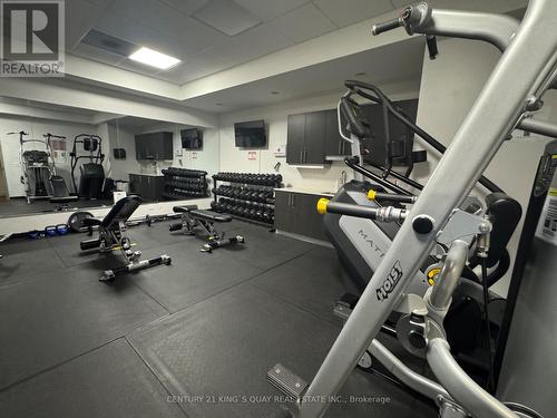 Weight Room - 1233 - 38 Grand Magazine Street, Toronto, ON - Indoor Photo Showing Gym Room