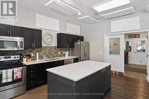 Community Kitchen - 49 Silver Glen Boulevard, Collingwood, ON - Indoor Photo Showing Kitchen With Double Sink With Upgraded Kitchen