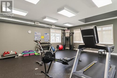 Community Gym - 49 Silver Glen Boulevard, Collingwood, ON - Indoor Photo Showing Gym Room