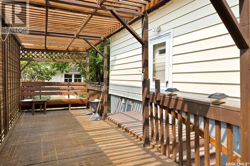 616 Broadway Avenue E, Regina, SK - Outdoor With Deck Patio Veranda With Exterior