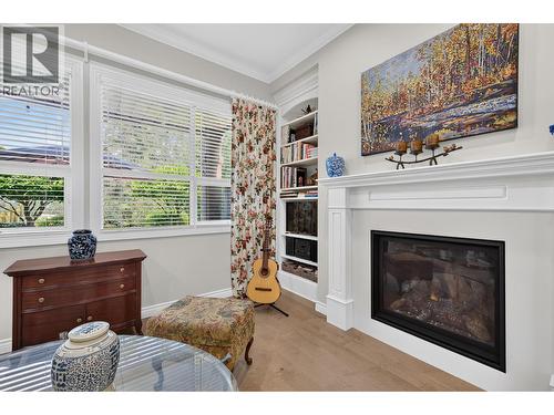 3901 Gallaghers Circle, Kelowna, BC - Indoor With Fireplace