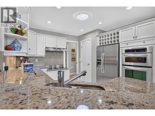 3901 Gallaghers Circle, Kelowna, BC - Indoor Photo Showing Kitchen With Upgraded Kitchen