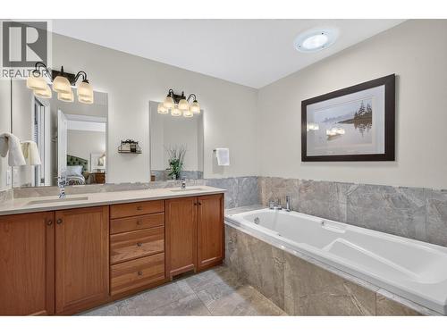 Decadent Ensuite Fully remodelled - 3901 Gallaghers Circle, Kelowna, BC - Indoor Photo Showing Bathroom
