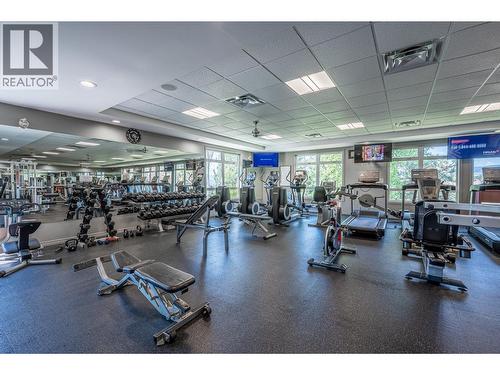 Gym - 3901 Gallaghers Circle, Kelowna, BC - Indoor Photo Showing Gym Room
