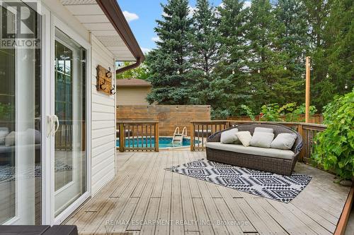 200 Lynden Road, Hamilton, ON - Outdoor With Above Ground Pool With Deck Patio Veranda With Exterior