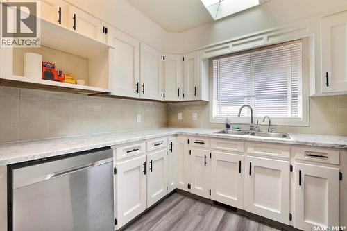 122 Edenwold Crescent, Regina, SK - Indoor Photo Showing Kitchen With Double Sink