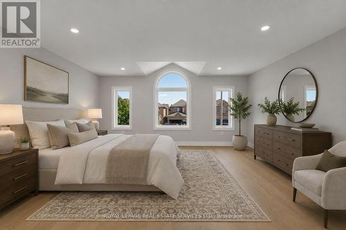 Primary Bedroom / Photo is Virtually Staged - 3955 Foxwood Avenue, Mississauga, ON - Indoor Photo Showing Bedroom
