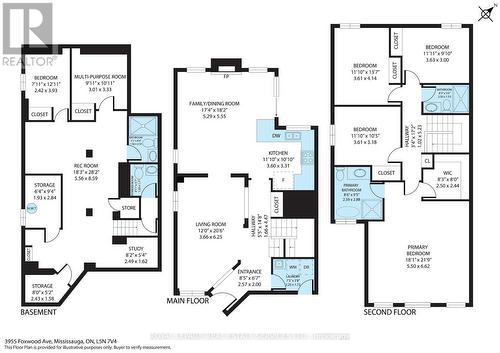 Floor Plan - 3955 Foxwood Avenue, Mississauga, ON - Other
