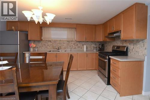 36 Abbington Drive, Hamilton, ON - Indoor Photo Showing Kitchen With Double Sink