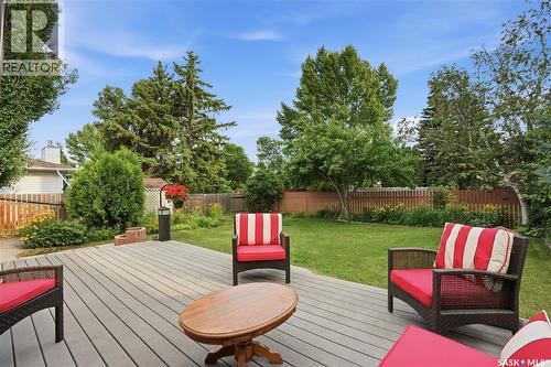 619 Addie Crescent, Saskatoon, SK - Outdoor With Deck Patio Veranda With Backyard