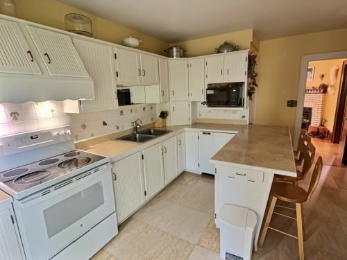 Cuisine - 116 Rue Taschereau E., Rouyn-Noranda, QC - Indoor Photo Showing Kitchen With Double Sink