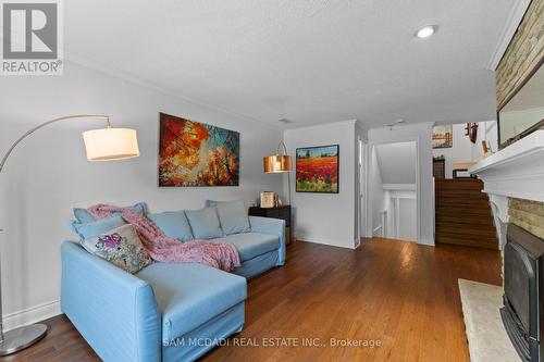 2464 Council Ring Road, Mississauga, ON - Indoor Photo Showing Living Room With Fireplace