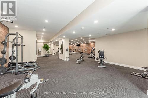 605 - 1878 Gordon Street, Guelph (Pineridge/Westminster Woods), ON - Indoor Photo Showing Gym Room