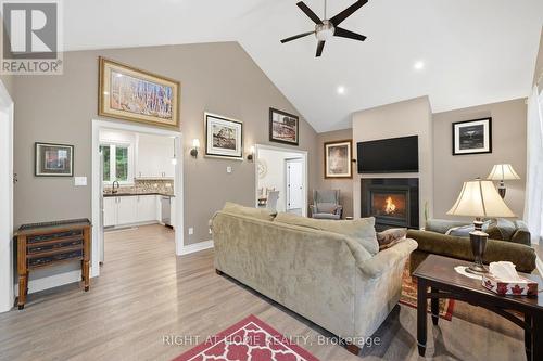 48 Nicole Boulevard, Tiny, ON - Indoor Photo Showing Living Room With Fireplace