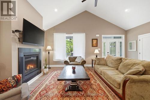 48 Nicole Boulevard, Tiny, ON - Indoor Photo Showing Living Room With Fireplace