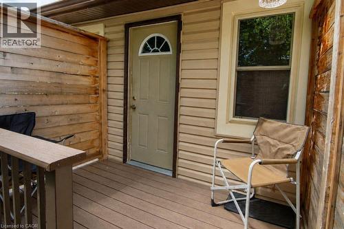 Back Deck - 35 Barons Avenue S, Hamilton, ON - Outdoor With Deck Patio Veranda With Exterior