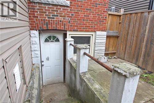 Basement entrance - 35 Barons Avenue S, Hamilton, ON - Outdoor With Exterior