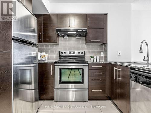 Kitchen - 1012 - 233 South Park Road, Markham, ON - Indoor Photo Showing Kitchen With Stainless Steel Kitchen With Upgraded Kitchen