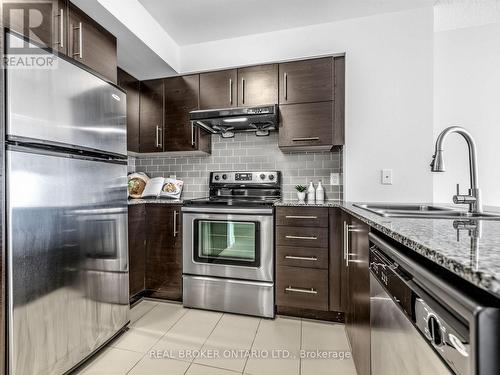 Kitchen - 1012 - 233 South Park Road, Markham, ON - Indoor Photo Showing Kitchen With Stainless Steel Kitchen With Upgraded Kitchen