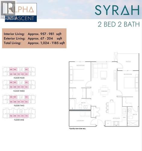 Floorplan - 1057 Frost Road Unit# 412, Kelowna, BC - Other