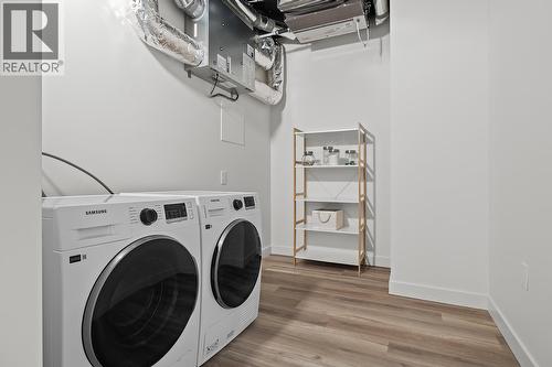 Laundry - Photos are of a similar home; some features may vary - 1057 Frost Road Unit# 412, Kelowna, BC - Indoor Photo Showing Laundry Room