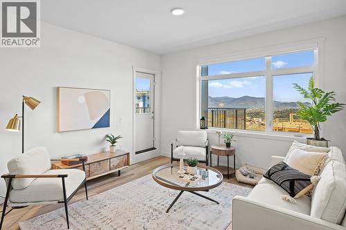 Photos are of a similar home; some features may vary - 1057 Frost Road Unit# 412, Kelowna, BC - Indoor Photo Showing Living Room