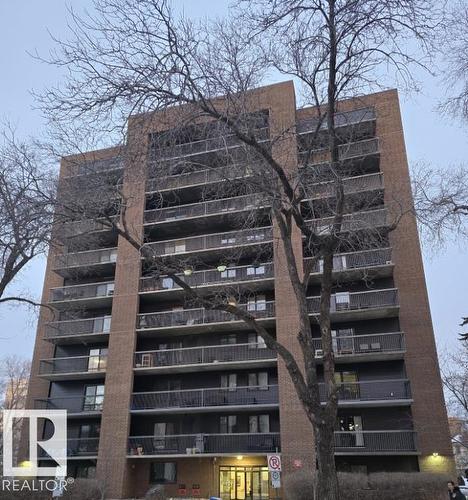 #601 9929 113 St Nw, Edmonton, AB - Outdoor With Balcony With Facade