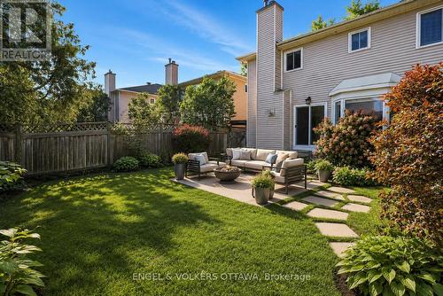 Large Fenced Backyard - Virtually Staged - 28 Weybridge Drive, Ottawa, ON - Outdoor