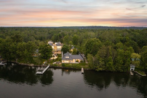 Photo aérienne - 916Z Ch. Viens, Magog, QC - Outdoor With Body Of Water With View