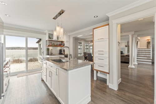 Cuisine - 916Z Ch. Viens, Magog, QC - Indoor Photo Showing Kitchen With Double Sink