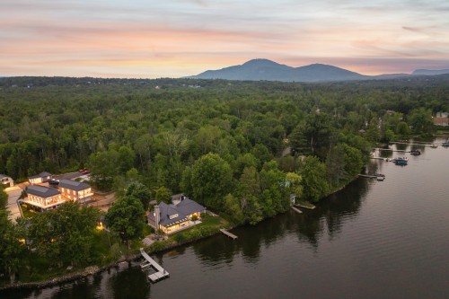Photo aérienne - 916Z Ch. Viens, Magog, QC - Outdoor With Body Of Water With View