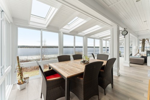 Solarium/Verrière - 916Z Ch. Viens, Magog, QC - Indoor Photo Showing Dining Room