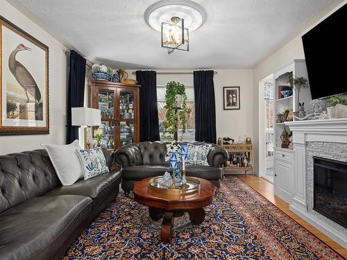 65 Appian Way, Dartmouth, NS - Indoor Photo Showing Living Room With Fireplace