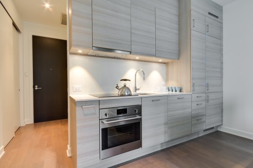 Kitchen - 504-1155 Rue De La Montagne, Montréal (Ville-Marie), QC - Indoor Photo Showing Kitchen