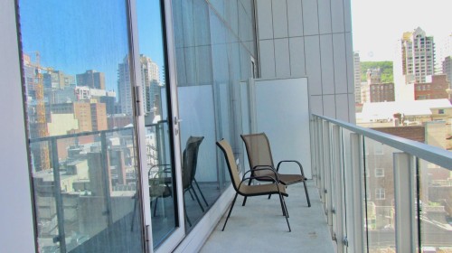 Balcony - 504-1155 Rue De La Montagne, Montréal (Ville-Marie), QC - Outdoor With Exterior