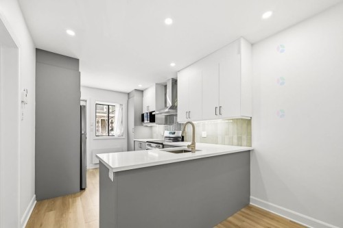 Kitchen - 385 Rue Gilford, Montréal (Le Plateau-Mont-Royal), QC - Indoor Photo Showing Kitchen With Upgraded Kitchen