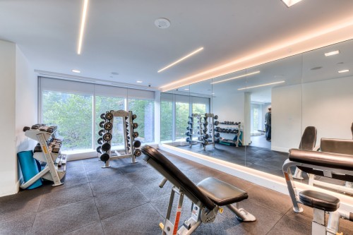 Salle d'exercice - 1402-1400 Boul. René-Lévesque O., Montréal (Ville-Marie), QC - Indoor Photo Showing Gym Room